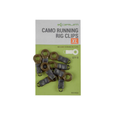 Korum Camo Running Rig Clips 8pk ALL SIZES Fishing tackle